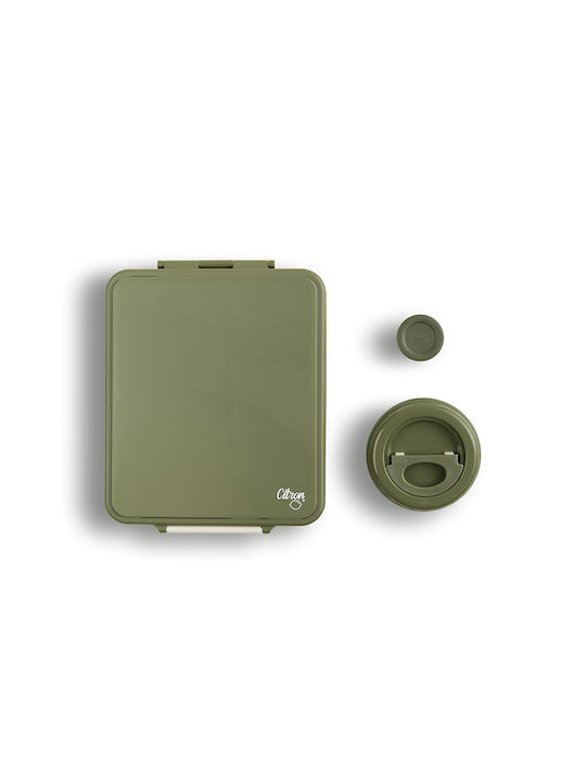 Lunchbox Isolierte Lunchbox Kunststoff Gelb 1900ml 1Stück