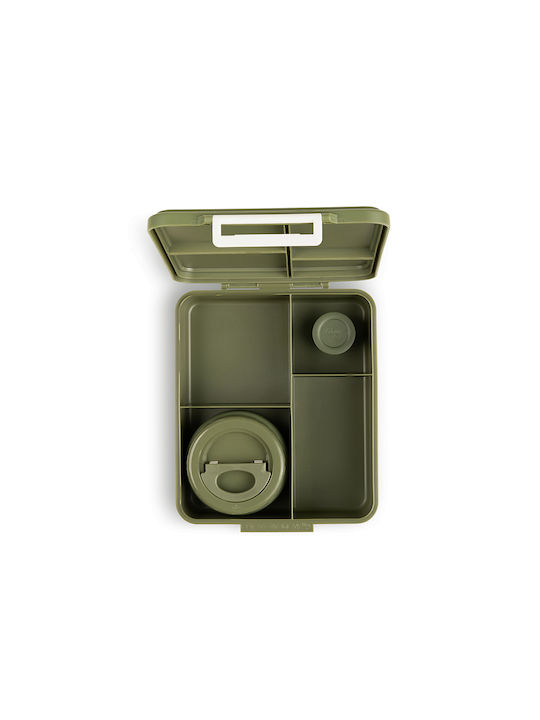 Lunchbox Isolierte Lunchbox Kunststoff Gelb 1900ml 1Stück