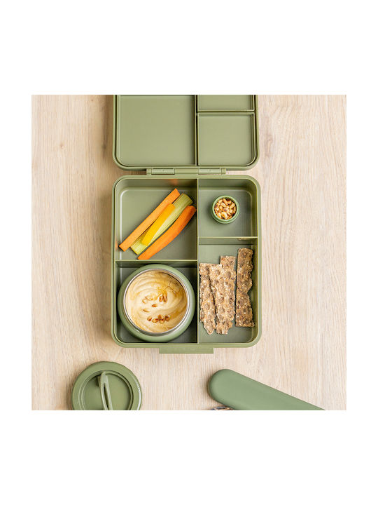 Lunchbox Isolierte Lunchbox Kunststoff Gelb 1900ml 1Stück