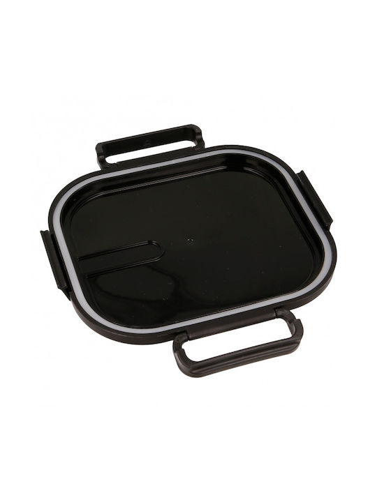 Quokka Lunchbox Inox Schwarz 18x16.5cm 1Stück