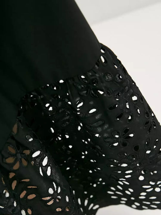 Sommer Maxi Abendkleid Schwarz