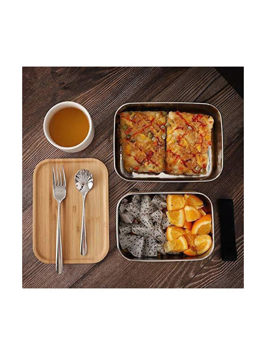 Boobam Lunchbox Inox Silber 1200ml 1Stück