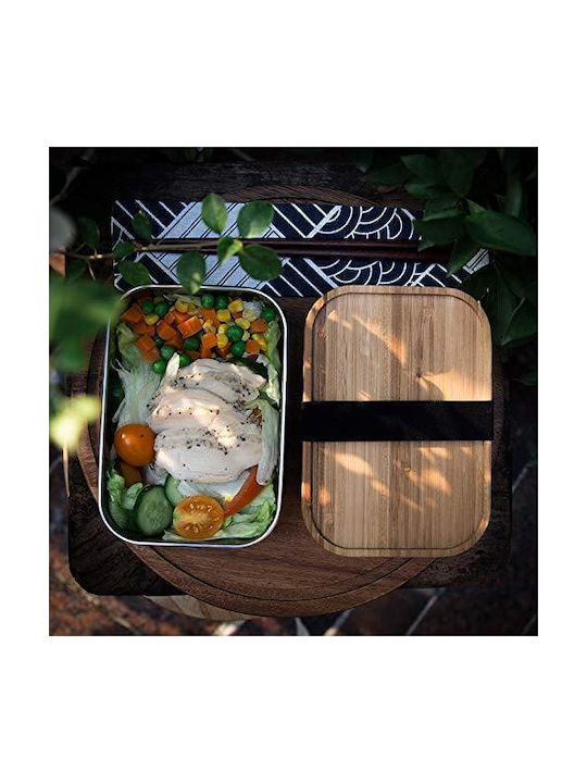 Boobam Lunchbox Inox Silber 1200ml 1Stück