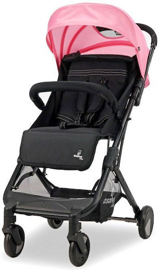 Asalvo Flight Verstellbar Kinderwagen Geeignet für Neugeborene Rosa 6.6kg