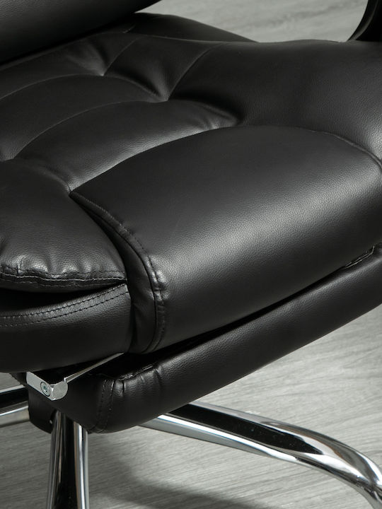 HomCom Office Chair with Recline Black