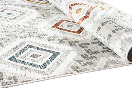 Balsan 795 Modernes Schlafzimmer-Teppichset Havana Azteke Grau 3 Stück
