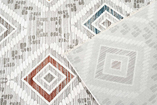 Balsan 795 Modernes Schlafzimmer-Teppichset Havana Azteke Grau 3 Stück