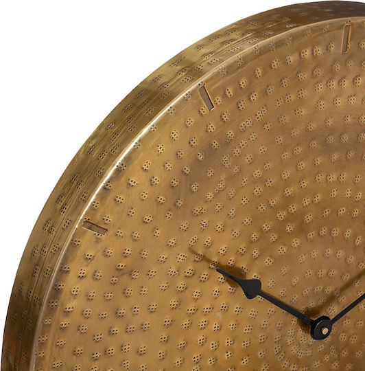 Atmosphera Oasis Leise Wanduhr Metallisch Gold Ø49cm