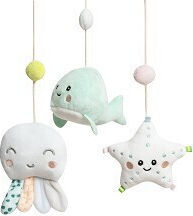 Interbaby Mobile for Cot with Music Octopus for Newborns
