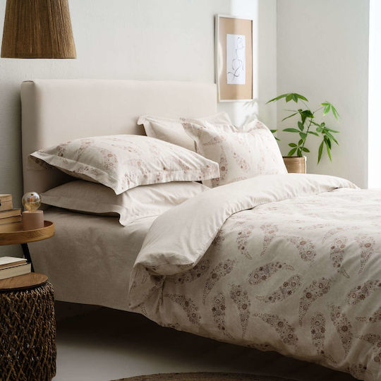 Vesta Home Karen 2 Cuvertură Extra-dublu Bumbac Nisip 230x270cm