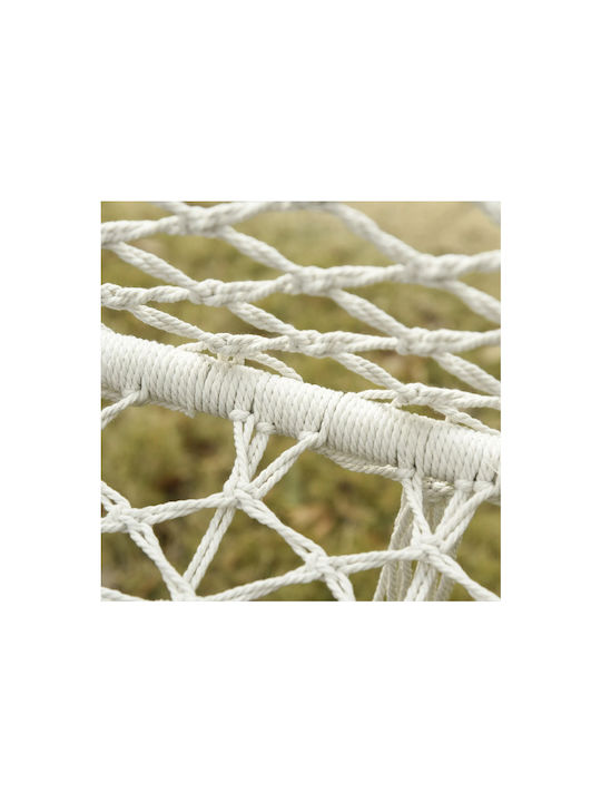 Outsunny Macrame Double Hammock Ecru 130x75cm