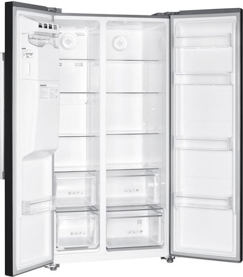Tesla Side-by-Side Kühlschrank 513Es Total NoFrost H177xB90xT66cm. Inox RB5210FHXI