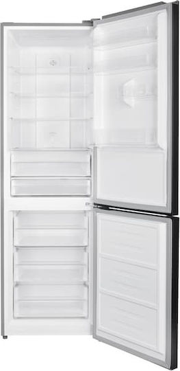 Eskimo Kühl-Gefrierkombination 347Es NoFrost H195xB60xT68.5cm. Inox ES RBF334E194DIN