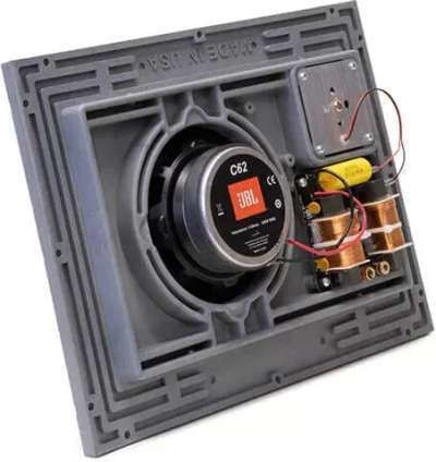 JBL Conceal C62 Boxă Pasivă În Perete 100W Bucată 40.3x9.8x30.2cm Neagră