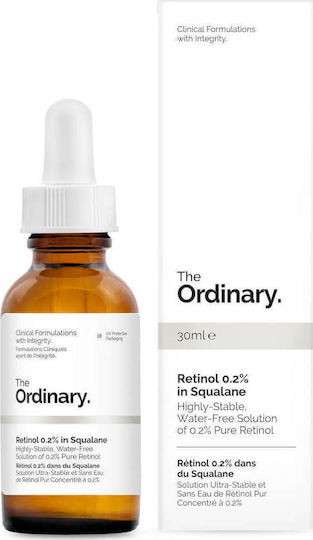 The Ordinary Retinol 0.2% Serum Προσώπου με Ρετινόλη για Σύσφιξη & Πανάδες 30ml