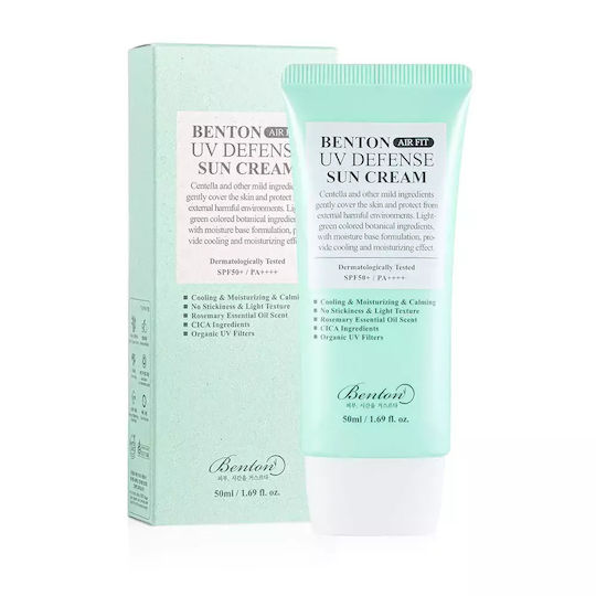 Benton UV Defence Αντηλιακή Κρέμα Προσώπου SPF50 50ml