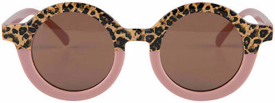 Baby Dutch Leopard 2-6 Years Kids Sunglasses Pink