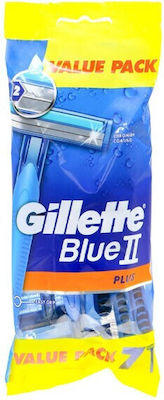 Gillette Blue ΙΙ Plus Ξυραφάκια Σώματος μιας Χρήσης 7τμχ