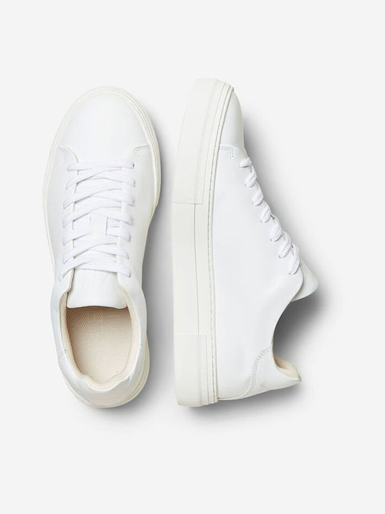 Slhdavid Ανδρικά Chunky Sneakers Λευκά