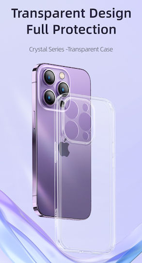 Usams Crystal Back Cover Silicon Transparent (iPhone 14 Pro)