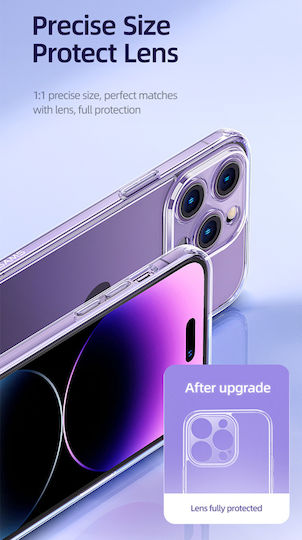 Usams Crystal Back Cover Silicone Transparent (iPhone 14 Plus)