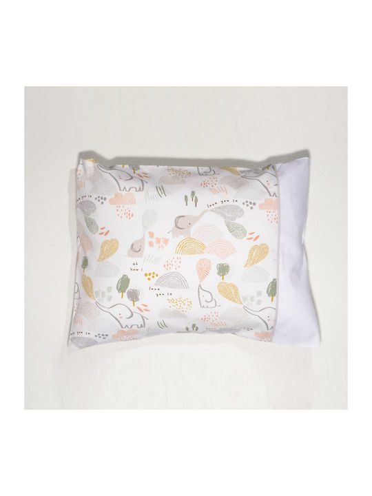 Baby Oliver Baby Cotton Pillowcase White 30x40cm