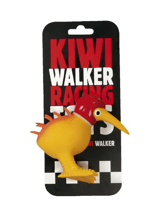 Kiwi Walker Whistle Red Helmet Παιχνίδι Σκύλου από Καουτσούκ 10.5εκ. Πορτοκαλί