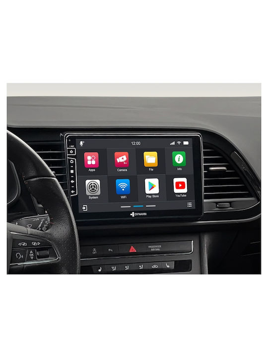 Dynavin Car Audio System for Seat Leon Jeep Compass 2012-2019 (Bluetooth/USB/AUX/WiFi/GPS/Apple-Carplay/Android-Auto) with Touch Screen 9"