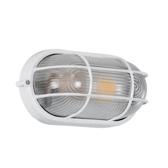 GloboStar Boatlight Επιτοίχια Χελώνα Εξωτερική E27 IP65 21x10.4x9εκ.