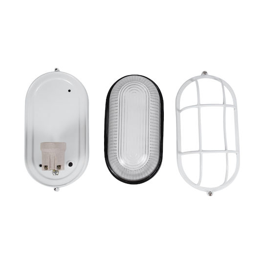 GloboStar Boatlight Επιτοίχια Χελώνα Εξωτερική E27 IP65 21x10.4x9εκ.