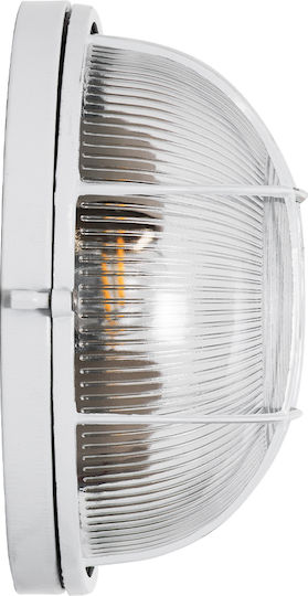 GloboStar Boatlight Wall-Mounted Bulkhead Outdoor E27 IP65 24x24x11cm