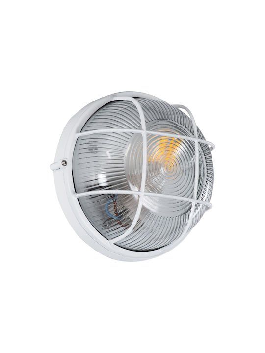 GloboStar Boatlight Wall-Mounted Bulkhead Outdoor Light E27 IP65 17.5x17.5x9cm