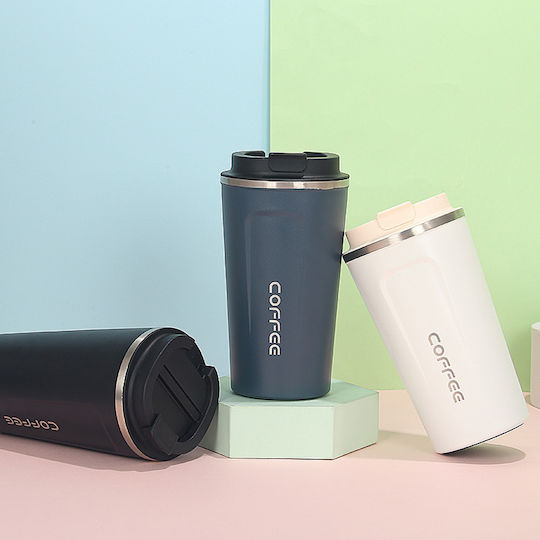 Techsuit Glass Thermos Stainless Steel 380ml Green