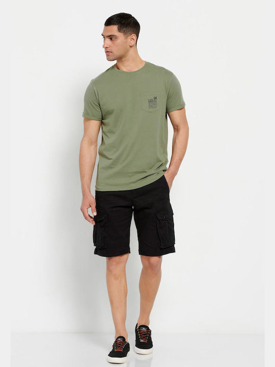 Garage Fifty5 Men's Short Sleeve T-shirt Khaki