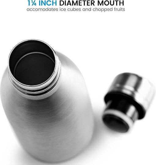 Factory Flasche Thermosflasche Rostfreier Stahl 500ml Silber