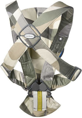 BabyBjorn Klassischer Tragesack Mini 3D Mesh Print Khaki / Green mit Maximalgewicht 11kg