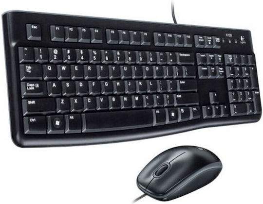 Logitech Desktop MK120 Σετ Πληκτρολόγιο & Ποντίκι Αγγλικό UK