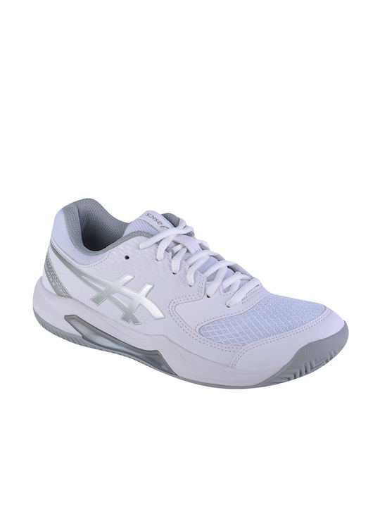 ASICS Gel Dedicate 8 Γυναικεία Παπούτσια Τένις για Χωμάτινα Γήπεδα Λευκά