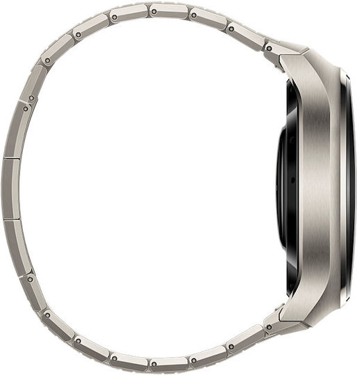 Huawei Watch 4 Pro Stainless Steel 48mm Waterproof with eSIM and Heart Rate Monitor (Titanium)