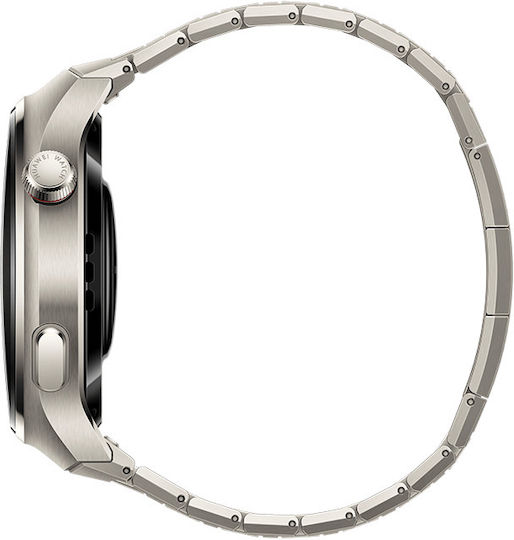 Huawei Watch 4 Pro Stainless Steel 48mm Waterproof with eSIM and Heart Rate Monitor (Titanium)