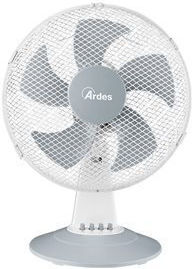 Ardes Επιτραπέζιος Ανεμιστήρας 40W Διαμέτρου 30cm Λευκός