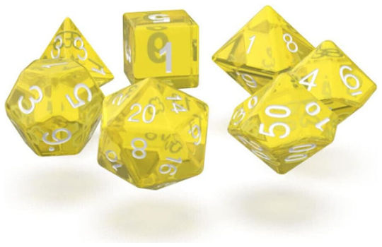 Oakie Doakie Dungeons & Dragons Dice Set Translucent - Yellow 7τμχ