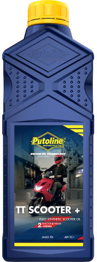 Putoline Συνθετικό Λάδι Μοτοσυκλέτας για Δίχρονους Κινητήρες 1lt