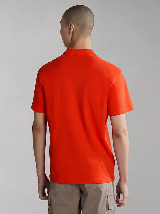 Napapijri Herren Kurzarmshirt Polo Rot