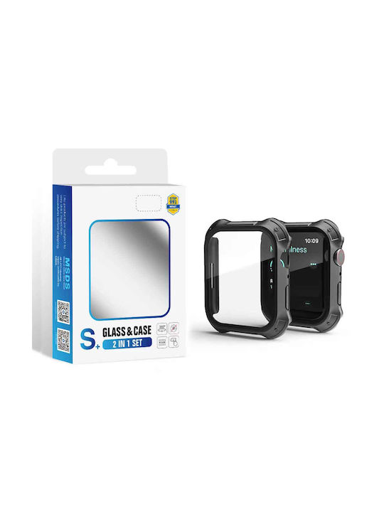 Lito Watch Armor Plastic Case with Glass in Blue color for Apple Watch 40mm