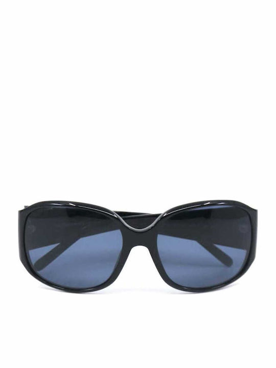 Burberry Women's Sunglasses with Black Horn-Rimmed Frame and Grey Lenses 4012 300187