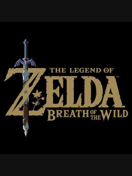 Takeposition Φούτερ Ζακέτα με Κουκούλα Z-cool Game Zelda Logo σε Μαύρο χρώμα