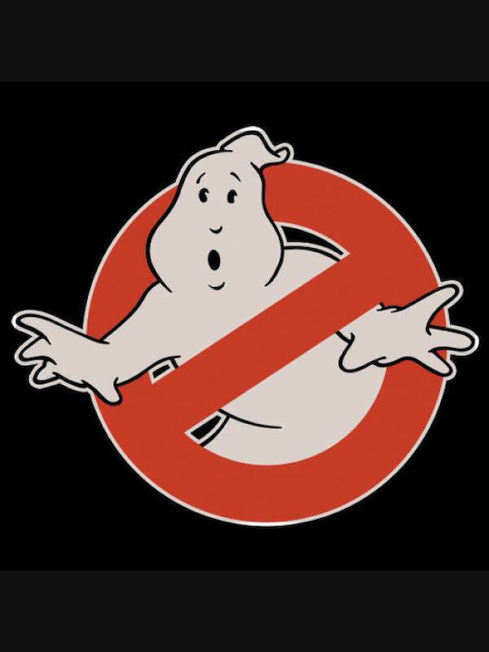 Takeposition Ghostbusters Logo Femeiesc Hanorace Negru