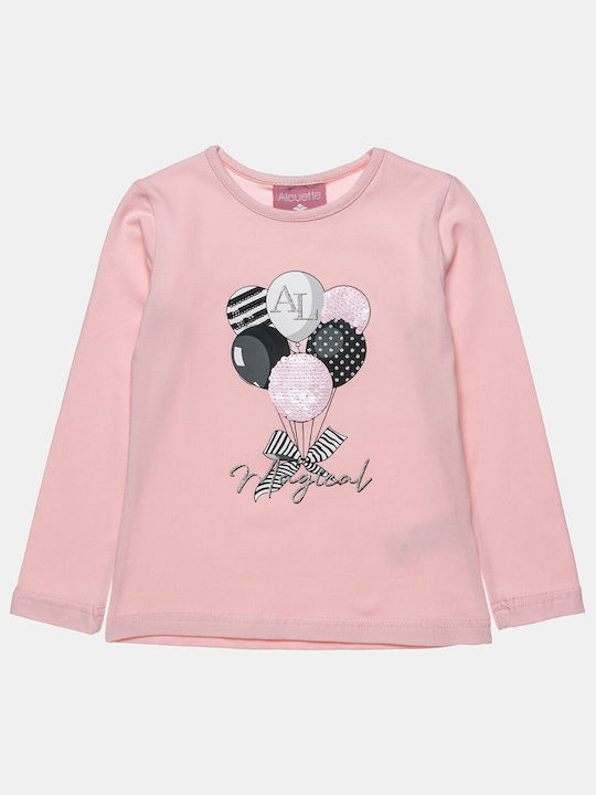 Alouette Kids Blouse Long Sleeve Pink