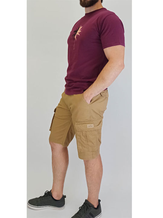 Double Men's Shorts Cargo Dark Sand